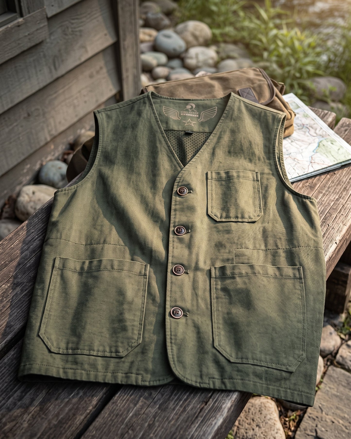 Severino Cotton Utility Vest